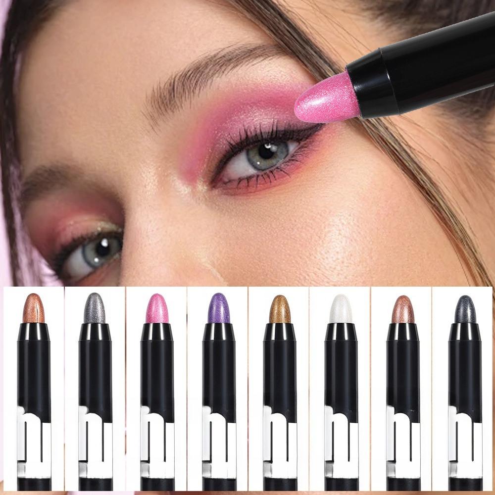 Eyeshadow Pen High-gloss Pearlescent Brightening Explosive Lazy Silkworm Pen Flashing Eye Shadow Stick Makeup