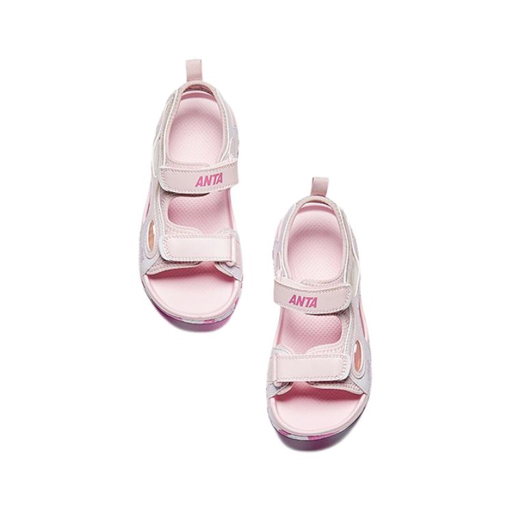 Anta Breathable Simple Durable Childrens Sandals Kids Sandals Pink 322439972-1