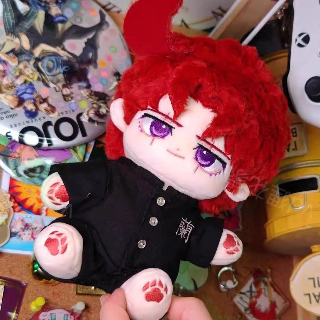 20 Cm Jojo'S Bizarre Adventure Kakyoin Noriaki Plushy Doll Cuddly Plushy Attire Up Plushie Frame Auditory Outfit Props Otaku Holiday Surprise