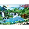 [Puzzle People] PuzzlePeople 1000 Piece Peaceful Waterfall Jigsaw Puzzle
