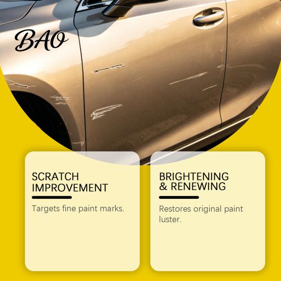 Car Scratch Restoration Kit 1 Set Repair Kit, 100G Remover, Sponge & Remover Wipe Cloth, Quick Restore Shine Scratches Liquid for Vehicles