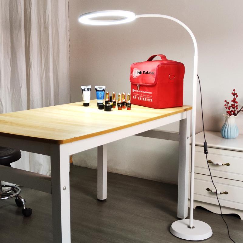 Eyelash Extension & Microblading Floor Lamp - 110V Shadowless Cold Light for Beauty, Nail Salons & Tattoo Fill