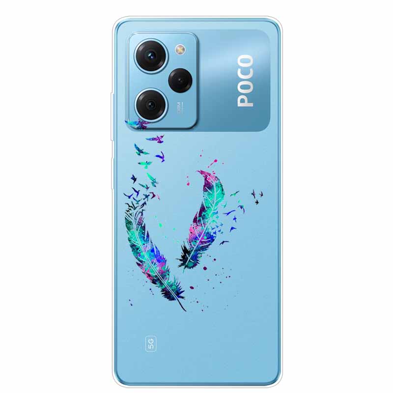 For POCO X5 Pro 5G Case Clear TPU Silicone Soft Phone Covers for Xiaomi Poco X5 5G Cases Poco X 5 Pro Transparent Capas PocoX5