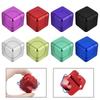 Fingertip Square Decompression Spinning Top Cube Metal Kids Adult Toy Stress Relief Anti-Anxiety Fingertip Toys