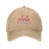 Summer Carnival Alecia Moore Baseball Cap Distressed Cotton P!NK Pink Singer 2024 Tour Headwear for Unisex Women Outdoor Caps Hat
