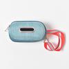 Dog Poop Bag Holder Portable Dispenser with Built-in Dog Waste Rope Cutter Hanging Buckle Waterproof Dustproof