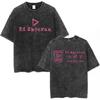 Vintage Washed Ed Sheeran Loop Tour Australia and New Zealand  Tour Merch T Shirts Men Women Fashion Loose Tshirt Fans Gift