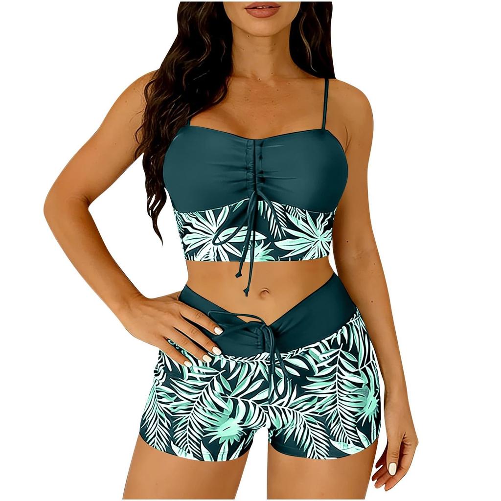 Women's Two-Piece Fashionable Sexy Bikini With Padded Cups And Underwire-Free Swimsuit