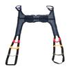 Toileting Sling Padded Nylon Patient Lift Transfer Aid for Standing Walking Training Dark Blue Mesh