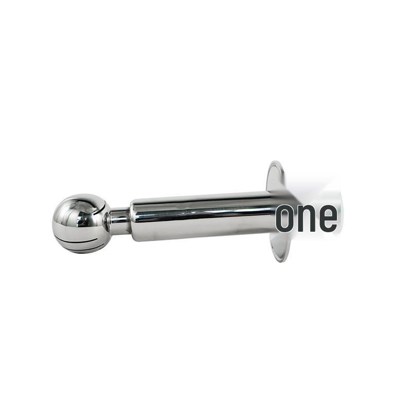 Stainless Steel Double Clamp Rotary Cleaning Ball Polisher 