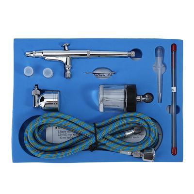 Handpiece Airbrush Spray Gun Set with 0.2mm, 0.3mm, and 0.5mm Nozzles for Spraying Models, Art Creations, and Paintings, K Airbrush Set, Double Action
