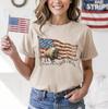 250 Years of USA, North Dakota Shirt, Bison American Flag Tee, Patriotic Buffalo Shirt, 4th of July Shirt, USA Shirt, Midwest Shirt