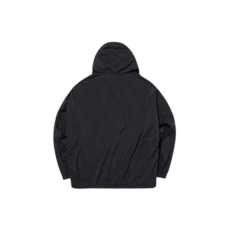 Anta National Flag Series Embroidered Sports Zip Hoodie Jacket Unisex Outerwear Black 152130619-2