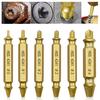6Pcs Damaged Screw Extractor Drill Bit Set Take Out Broken Screw Bolt Remover