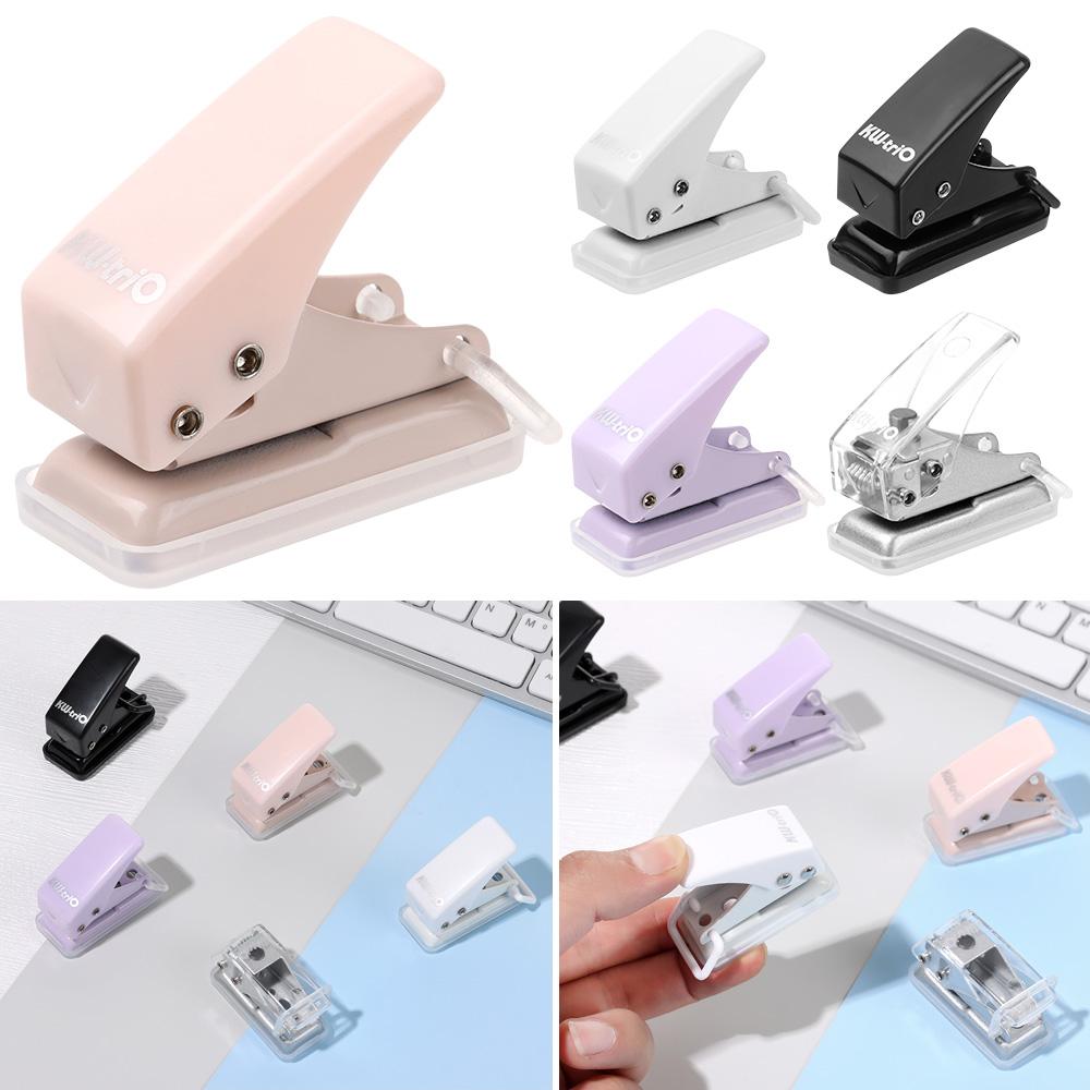 Small Scrapbook Binding Stationery Mini Hole Punch PVC Card Punch Paper Cutter Single Hole
