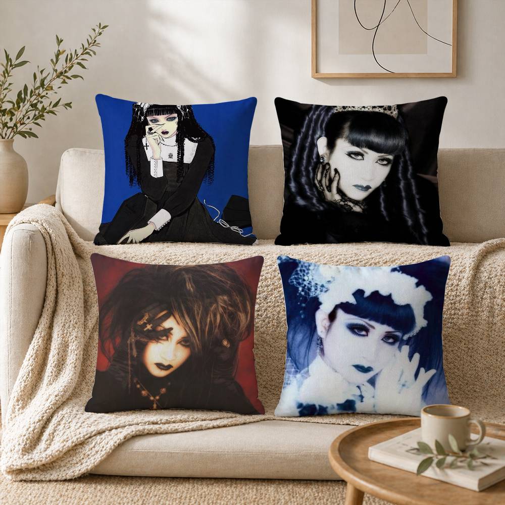 Mana MMalice Gothic Mizer Pillow Case for Sofa Living Room Home office Decor Protective Cover