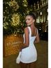 2026 European & American Sequin Spaghetti Strap Backless Party Dress