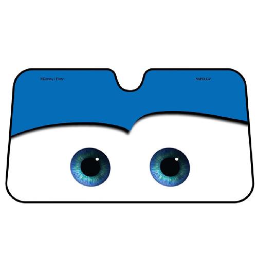 Blue Cartoon Big Eyes Car Front Windshield Sun Shade Visor Cover Aluminium Foil