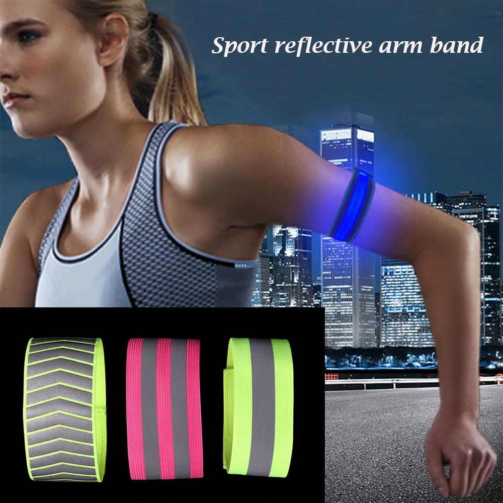 Fishing Accessories Warning Armband Sport Tape Bike Safety Alert Cycling Reflective Strips