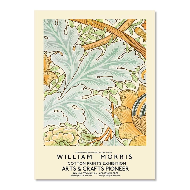 William Morris – exposition d'art du musée, toile d'art murale, peinture, affiches et imprimés nordiques, images murales pour décor de salon