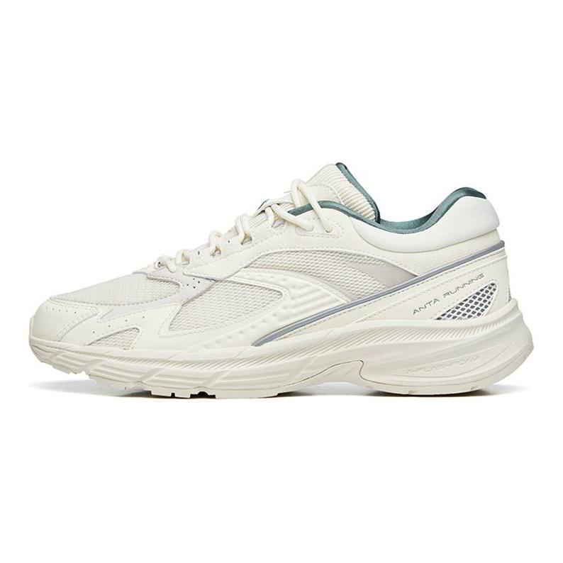 Anta AT951 Retro Low-Top Sports Casual Shoes Men Sneakers Off-White Green 912235596-6