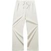 Anta High Waist Loose Solid Color Comfortable Casual Pants Women bottoms White-Tea Paper-White 162447324N-1
