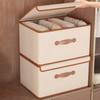 Kleideraufbewahrungsbox, große Kapazität, faltbare Aufbewahrungsbox mit Deckel, stapelbarer Kleiderschrank-Organizer für Kleidung, Spielzeug, Fotos