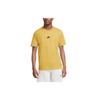 Camiseta Masculina Amarela DB3194-700 com Logo Bordado Sportswear Corte Solto Gola Redonda