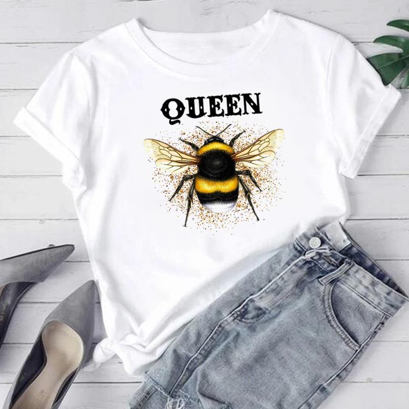 (Asiatische Größe) Frauen Mode T Shirt Leopard Stern Trend Nette Süße 90er Jahre Frau Weibliche T Kleidung Kurzarm Print T Top grafische T-shirts