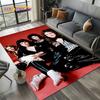 2025 Classics Queen-Rock-Band Freddie Carpet Rug for Living Room Bedroom Home Sofa Decoration,Kid Area Rug Non-slip Floor Mat