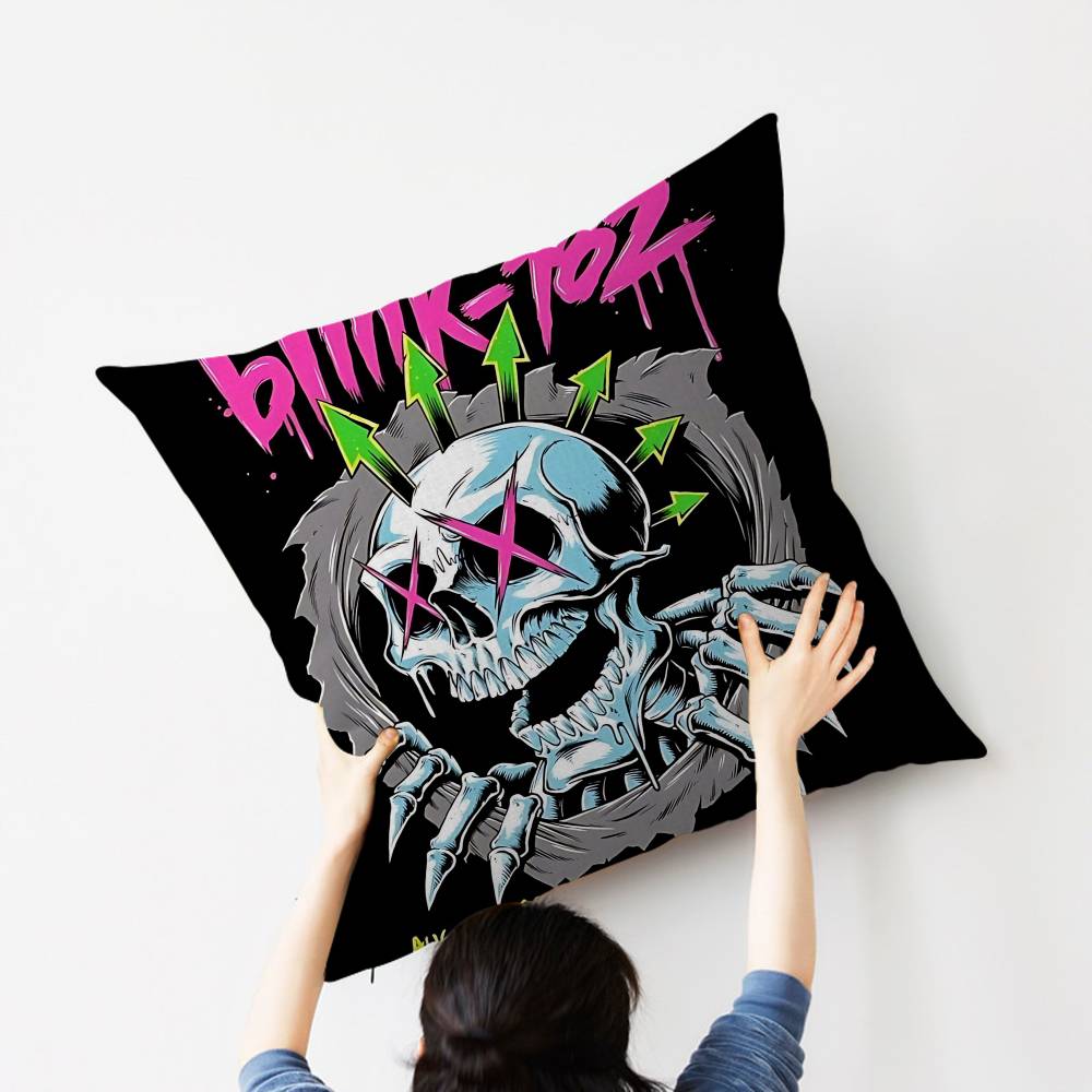 BBlink Rock Band Cushion Cover Car Throw Pillow Case For Sofa Car Christmas Gift Xcm Xcm