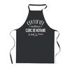 Kitchen Apron - PLANETEE - Planetee - Black - 90x60 Cm - Breton Print