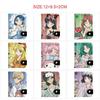 Sailor Moon Anime Print Vertical Snap Wallet Luna Colorful Pocket Card Holder Mini Coin Purse 1pcs