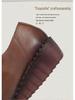 Shanghai Jiechu 2022 Ethnic Retro Women's Leather Shoes - Soft Sole, Comfortable & Stylish