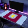 Aston Villa Fc Crest Mouse Pad, Rubber Base, Mouse Pad for Gamers and Office Use, Gaming Desk , Easy To Clean Mat Christmas Fan Gifts