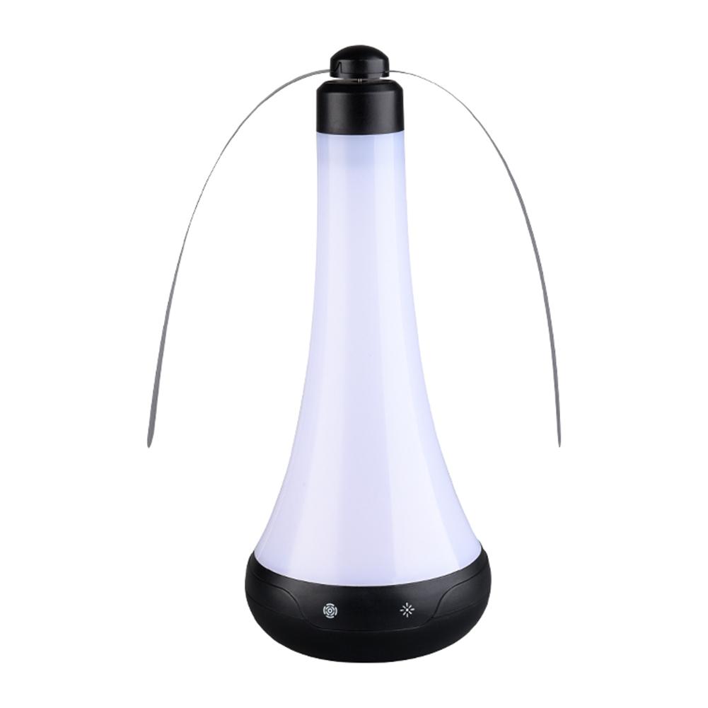 Fly Repellent Fan Light Outdoor Fly Repellent Fan Rechargeable Mosquito Repellent Fan Light with Soft Blades for Camping Picnic