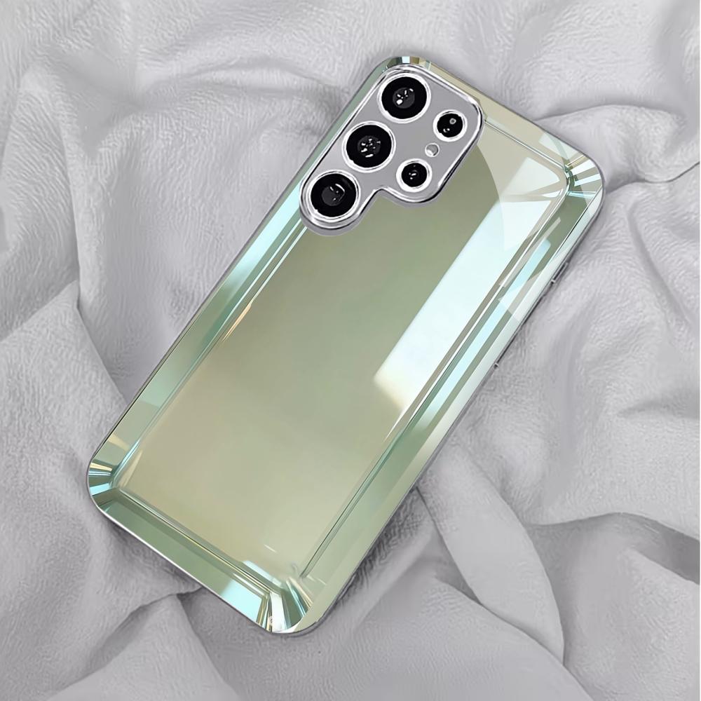 Fashion Atmosphere Simplicity High-end Electroplating Glass PhoneCase for Samsung Galaxy S26 S25 S24 S23 S22 S21 FE,Ultra,Plus