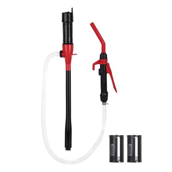 Battery Powered Oil Pump 3.0 GPM Portable Liquid Transfer Pump with Powerful Suction Outdoor Fuel Pumping Tool for Water Gasoline Diesel Kerosene Fuel