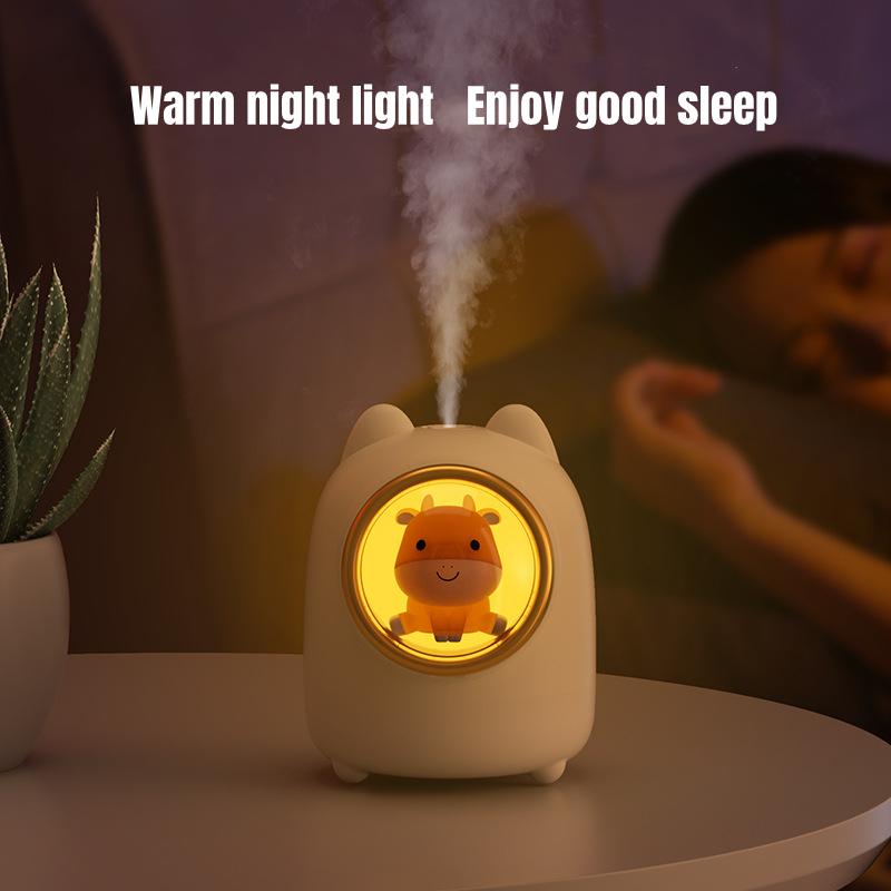 Sweet Bunny Usb Air Humidifier Wireless Electric Aroma Essential Oil Diffuser With Led Light Mini Portable Perfume Humidifiers