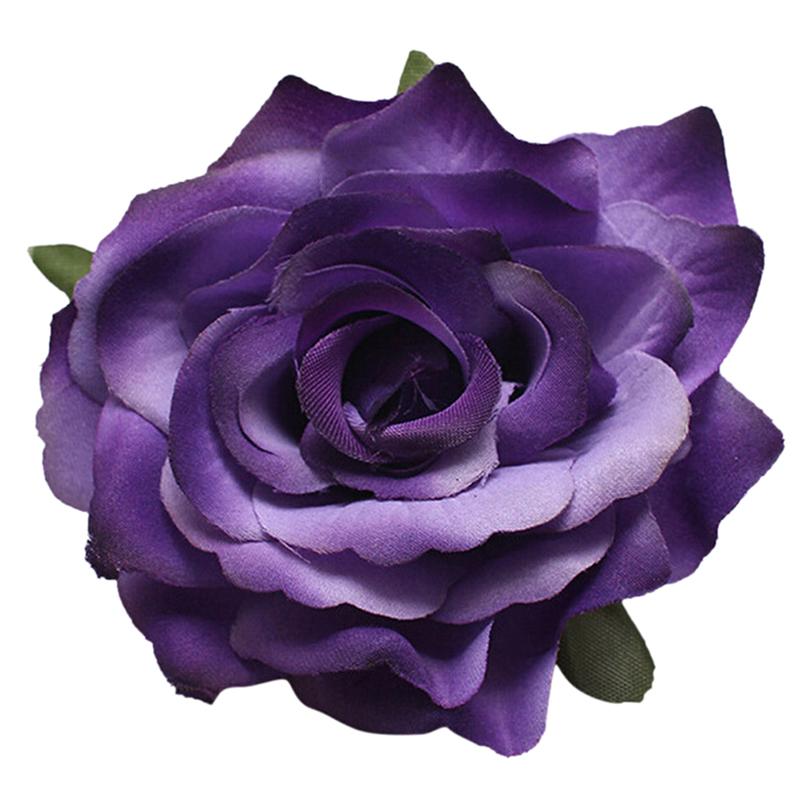 Bridal Rose Flower Hairpin Brooch Wedding Bridesmaid Party Accessories Hair Clip