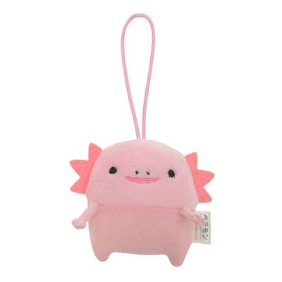 Morisaka Global Petamon Maskottchen, Axolotl, 5,5 x 2,5 x 6,5cm, Tier, Axolotl, Schlüsselanhänger, Niedliches Plüschtier, Perfekt für Ausflüge, Fotoshootings, Taschen,