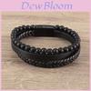 Dragon And Best-selling Natural Stone Grinding Stone Leather Bracelet Factory Direct Sales
