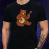T-Shirt Herren Bär spielt Banjo Motiv Baumwolle Größe S bis 5XL