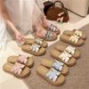 Stepping On Shit Feeling Thick-soled Cool Slippers Women's Summer Wear 2025 New Internet Celebrity Casual Non-slip Beach One-word Sandals