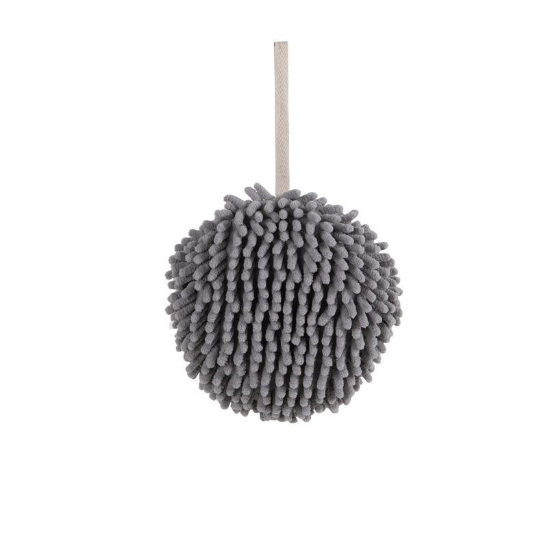 Hanging Hand Towel Quick Dry Super Absorbent Microfiber Towels for Kitchen Bathroom Wipe Cloth Sponge Dry Hands Wipe Towels Ball