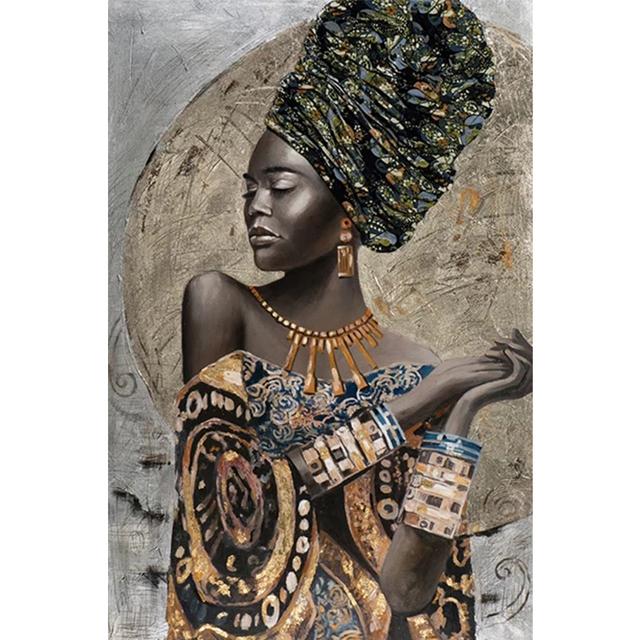 Abstraktné africké dievča Obraz na plátne Graffiti Umelecké Plagáty a obrazy Nástenné obrazy do obývacej izby Nástenné dekorácie Cuadros