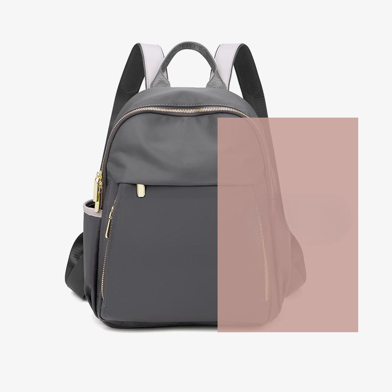 Spring and Summer On Simple Large Capacity Oxford Cloth Backpack Female Leisure Travel Backpack Light Commute