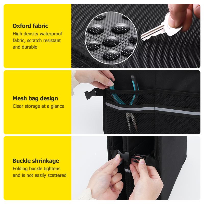 Oxford Car Trunk Organize Box Folding Bag Storage Tool Case For Volkswagen VW Scirocco Jetta Beetle Golf 4 5 6 Passat Polo B5NO9