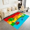 Number Blocks Adventure Area Rug Suitable for Playrooms Decorate Room Living Rooms Study Room Anti-slip Rug Office Home Decor