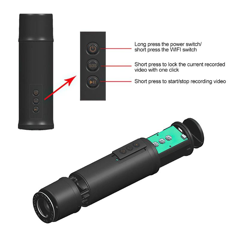 Caméra embarquée pour moto, Caméra de sport HD grand-angle 120°, Enregistreur vidéo pour vélos, motos et voitures